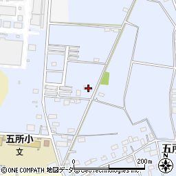 茨城県筑西市五所宮850-2周辺の地図