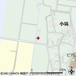 茨城県筑西市小塙周辺の地図