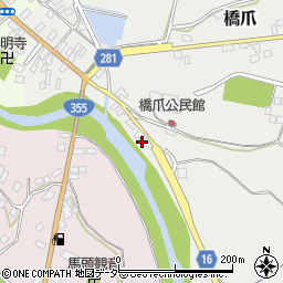 茨城県笠間市橋爪613周辺の地図