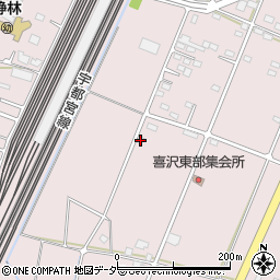 栃木県小山市喜沢340周辺の地図