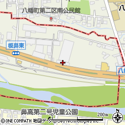 関東西濃運輸高崎支店周辺の地図