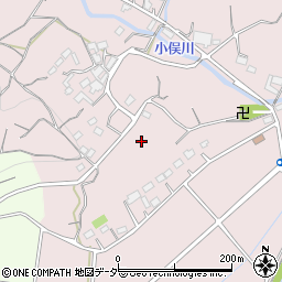 群馬県安中市小俣周辺の地図