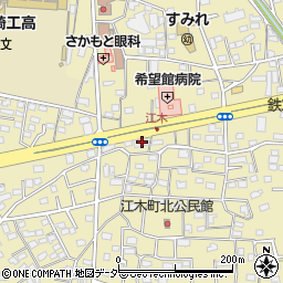 鍵の１１０番　江木町周辺の地図