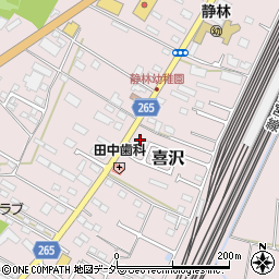 栃木県小山市喜沢191周辺の地図