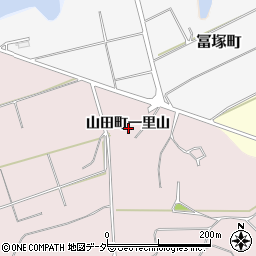 石川県加賀市山田町（一里山）周辺の地図