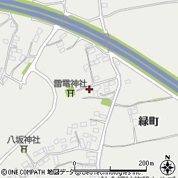 群馬県太田市緑町周辺の地図
