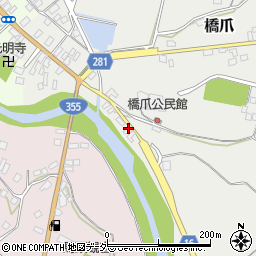 茨城県笠間市橋爪617周辺の地図