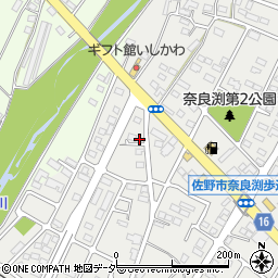 栃木県佐野市奈良渕町1102周辺の地図