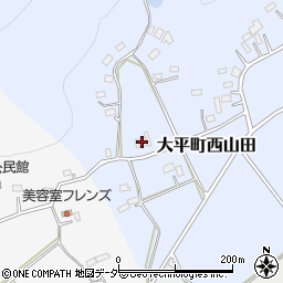 栃木県栃木市大平町西山田3134周辺の地図