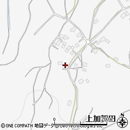 茨城県笠間市上加賀田1377周辺の地図