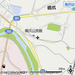 茨城県笠間市橋爪591周辺の地図