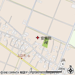 栃木県小山市立木389周辺の地図