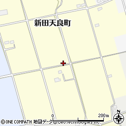 群馬県太田市新田天良町周辺の地図