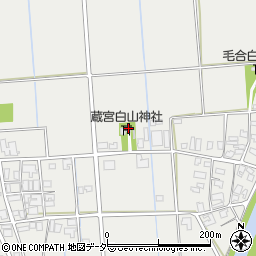 蔵宮白山神社青年会館周辺の地図