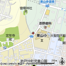 栃木県足利市助戸東山町1778周辺の地図