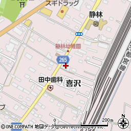 栃木県小山市喜沢192周辺の地図