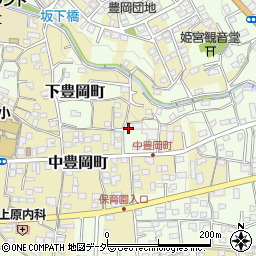 群馬県高崎市下豊岡町1周辺の地図