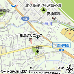 群馬県高崎市下豊岡町71周辺の地図