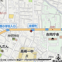 西武消毒株式会社　伊勢崎営業所周辺の地図