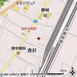 栃木県小山市喜沢275周辺の地図