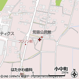 栃木県佐野市小中町685周辺の地図