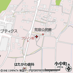 栃木県佐野市小中町686周辺の地図