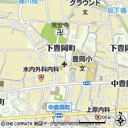 群馬県高崎市下豊岡町1399周辺の地図