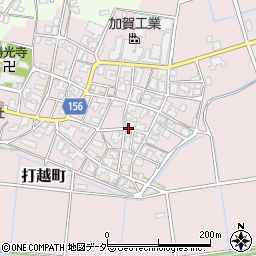 石川県加賀市打越町ち周辺の地図
