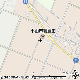 栃木県小山市立木710周辺の地図