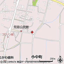 栃木県佐野市小中町929周辺の地図