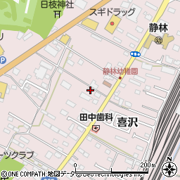 栃木県小山市喜沢1186周辺の地図