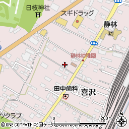 栃木県小山市喜沢1226周辺の地図