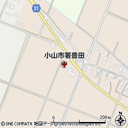 栃木県小山市立木711周辺の地図
