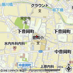 群馬県高崎市中豊岡町24周辺の地図