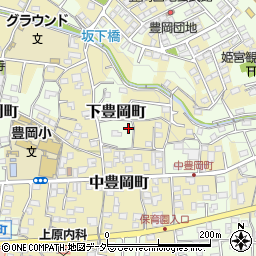 群馬県高崎市下豊岡町272-2周辺の地図