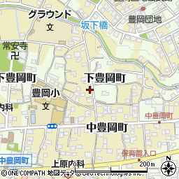 群馬県高崎市中豊岡町269周辺の地図