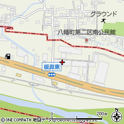 高崎貨物自動車八幡倉庫部周辺の地図