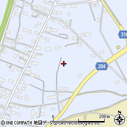 茨城県筑西市下江連周辺の地図