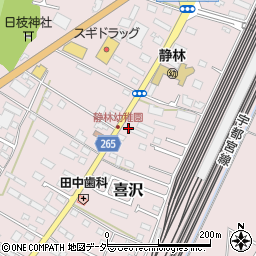 栃木県小山市喜沢195周辺の地図