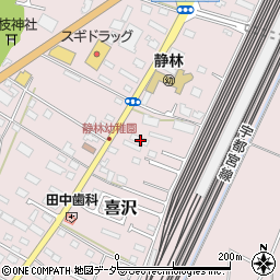 栃木県小山市喜沢273周辺の地図