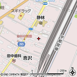 栃木県小山市喜沢272周辺の地図