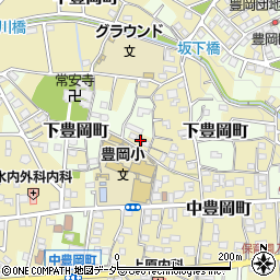 群馬県高崎市中豊岡町255周辺の地図