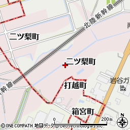 石川県小松市二ツ梨町ト周辺の地図
