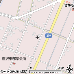 栃木県小山市喜沢373周辺の地図