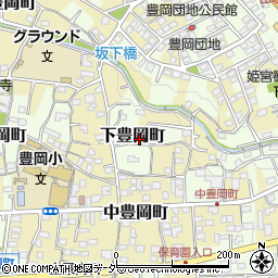 群馬県高崎市下豊岡町1420-1周辺の地図