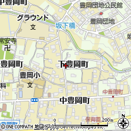 群馬県高崎市下豊岡町1421周辺の地図