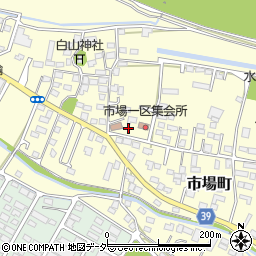 群馬県太田市市場町766周辺の地図