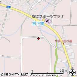 栃木県佐野市小中町432周辺の地図