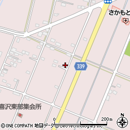 栃木県小山市喜沢374周辺の地図