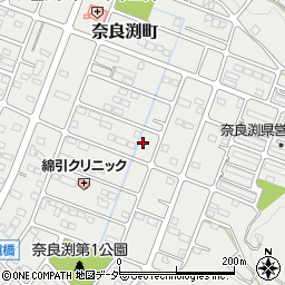 栃木県佐野市奈良渕町周辺の地図